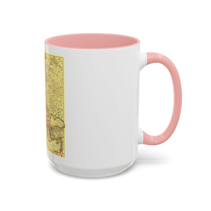 Europe, Peace Conference at Paris (1920) (Map) Accent Coffee Mug