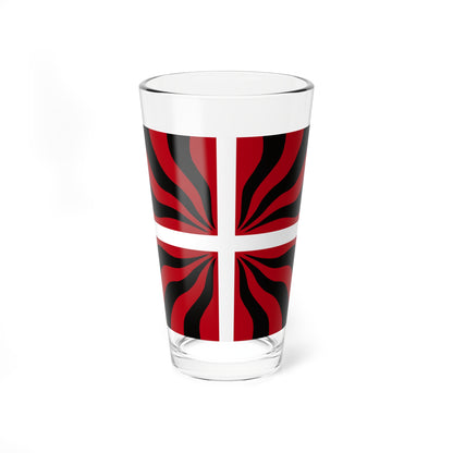 Militarfahne der Stadt und Republik Bern (Switzerland) Pint Glass 16oz