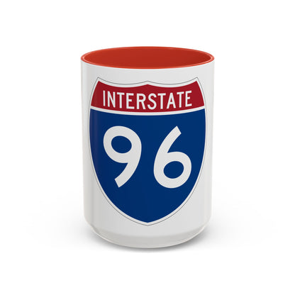 Interstate 96 (U.S. Highways) Accent Coffee Mug