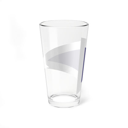 Burgee of Karlshamns Segelsallskap (Sweden) Pint Glass 16oz