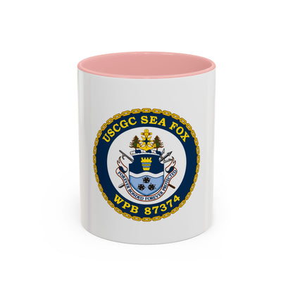 USCGC Sea Fox WPB 87374 2 (U.S. Coast Guard) Accent Coffee Mug