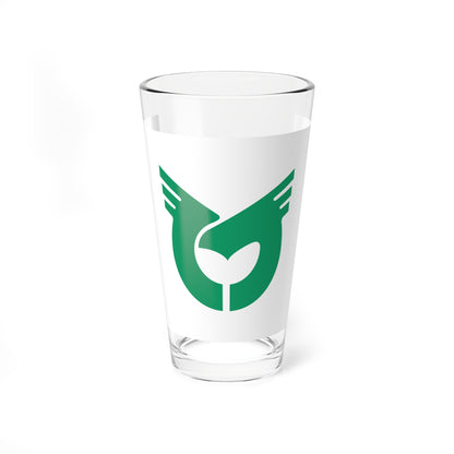 Flag of Iheya Okinawa (Japan) Pint Glass 16oz