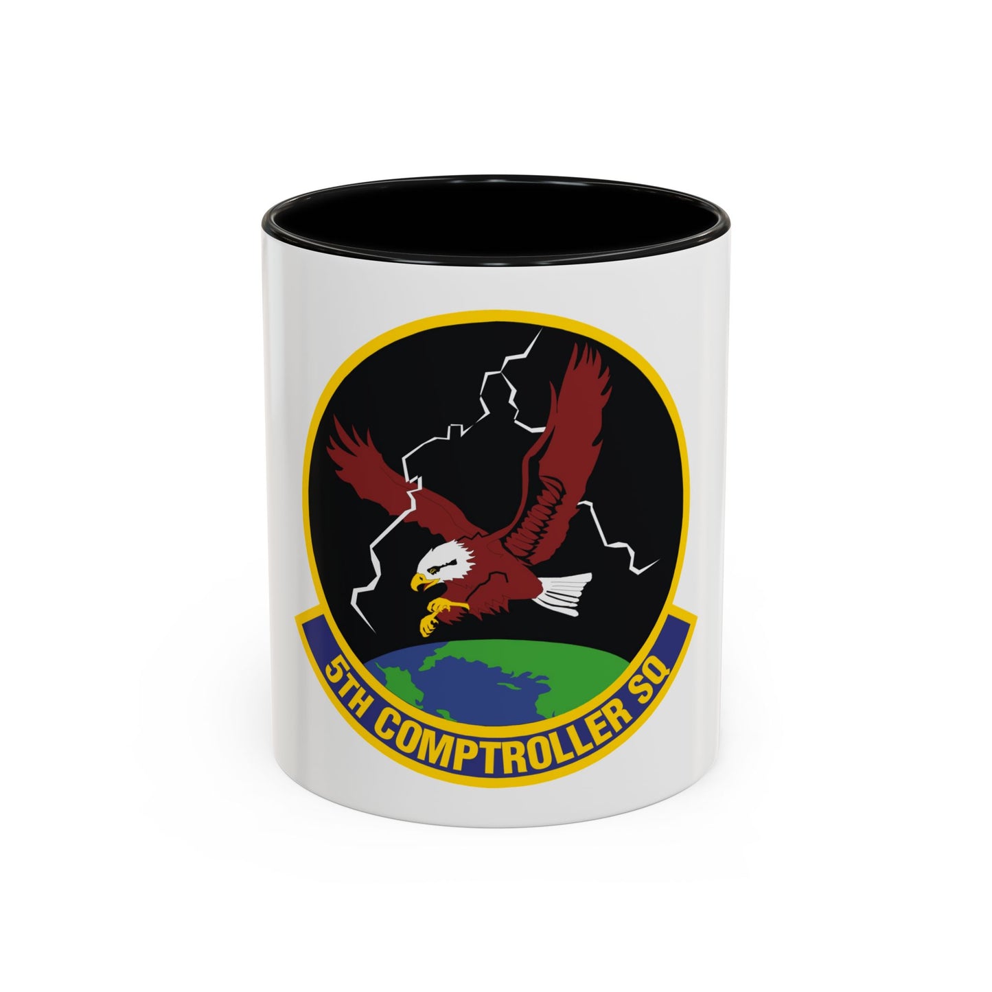 5 Comptroller Squadron AFGSC (U.S. Air Force) Accent Coffee Mug