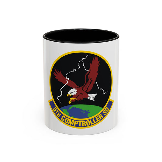 5 Comptroller Squadron AFGSC (U.S. Air Force) Accent Coffee Mug