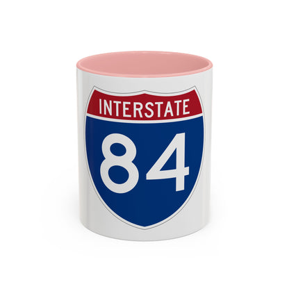 Interstate 84 Oregon Utah (U.S. Highways) Accent Coffee Mug