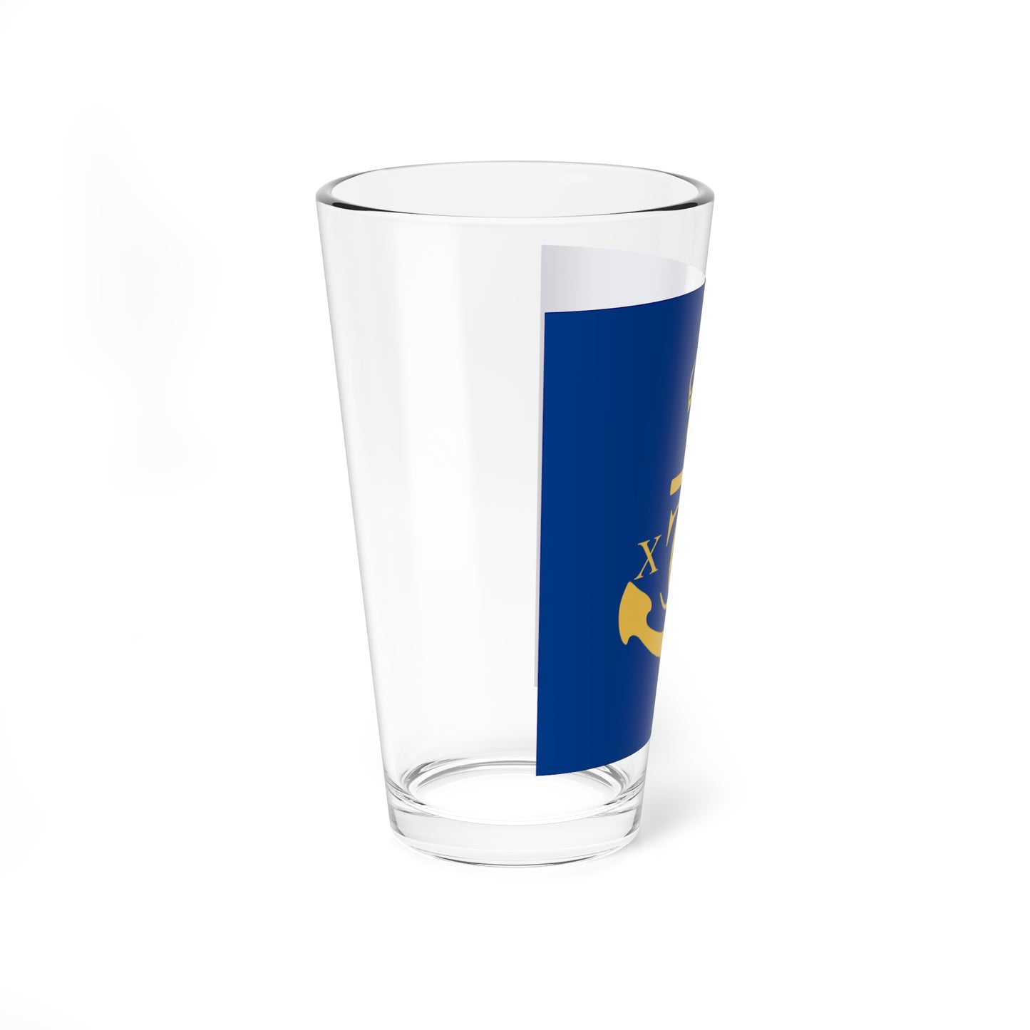 Flag of Karlskrona (Sweden) Pint Glass 16oz