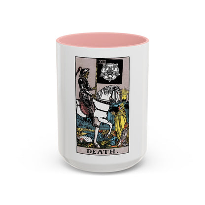 Death (Tarot Card) Accent Coffee Mug