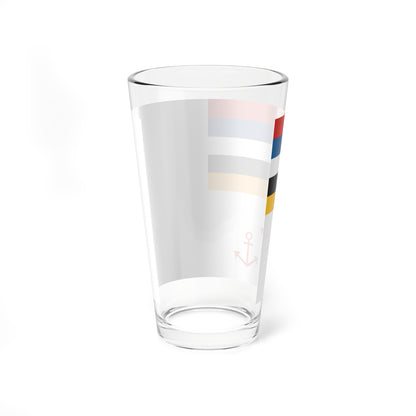 Flag of Chief of Police Civil Administration of Manchukuo (China) Pint Glass 16oz