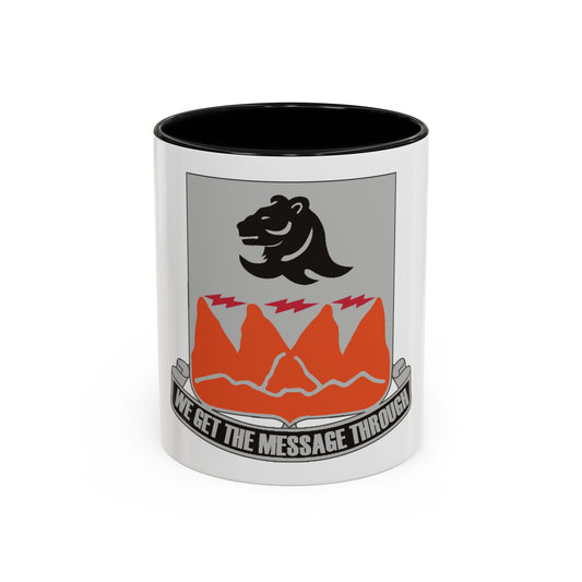 4 Signal Battalion (U.S. Army) Accent Coffee Mug