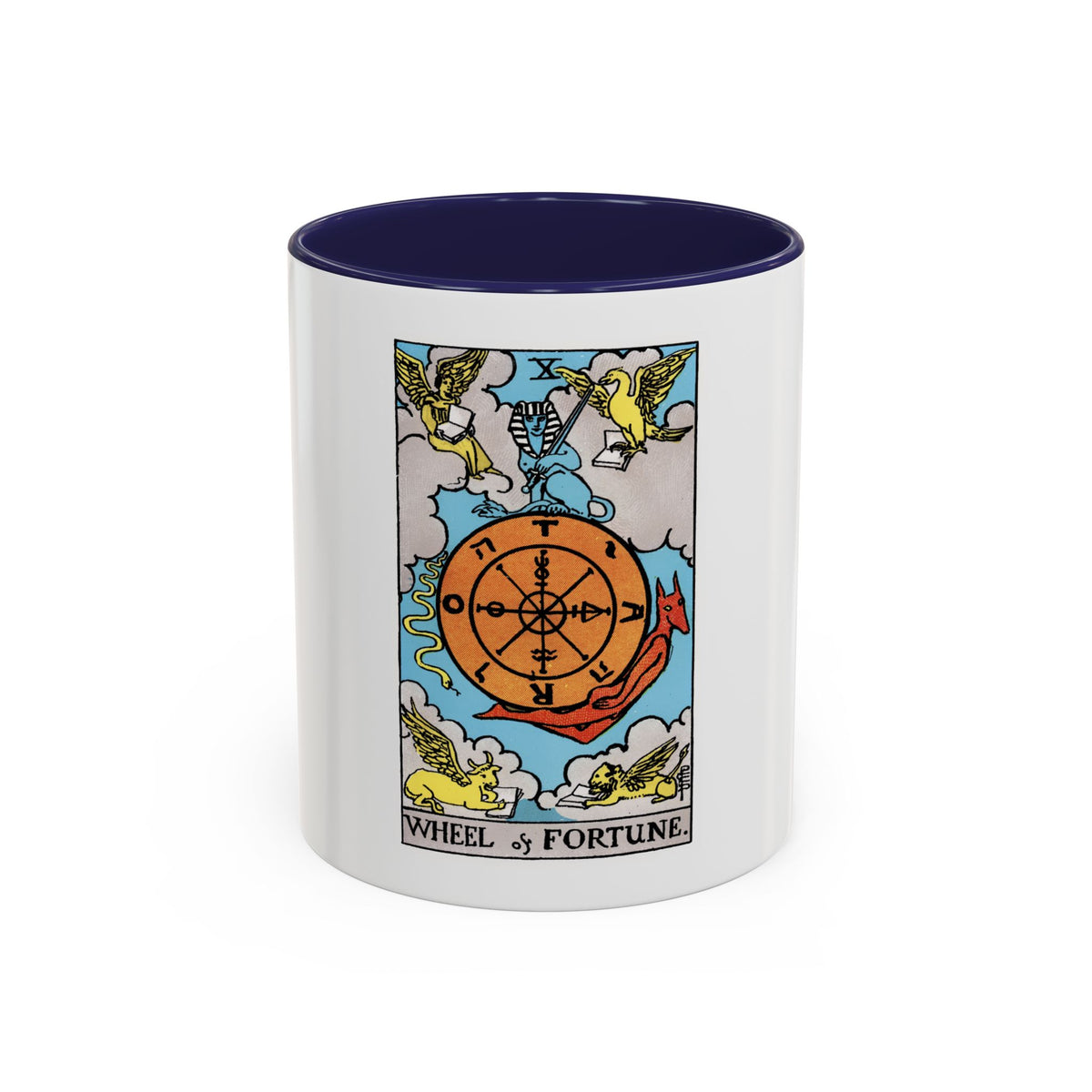 Wheel of Fortune (Tarot Card) Accent Coffee Mug