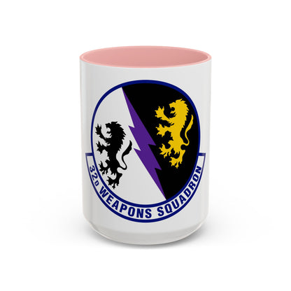 32 Weapons Squadron ACC (U.S. Air Force) Accent Coffee Mug