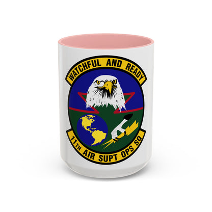 11 Air Support Operations Squadron ACC (U.S. Air Force) Accent Coffee Mug