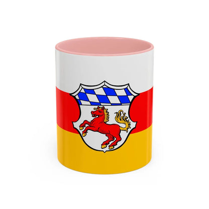 Flag of Erding Germany - Accent Coffee Mug-11oz-Pink-Go Mug Yourself