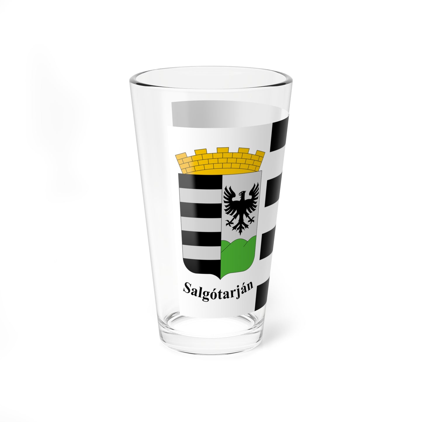 Flag of Salgotarjan (Hungary) Pint Glass 16oz