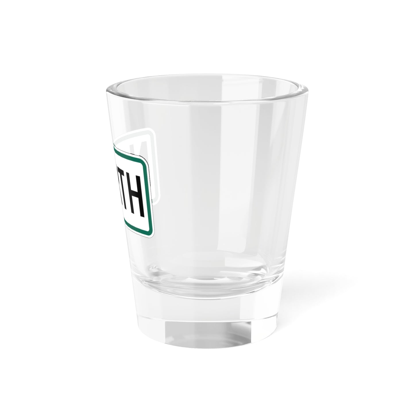 North plate South Dakota (South Dakota) (Road Sign) Shot Glass 1.5oz