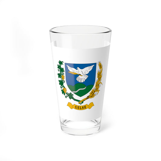 Flag of Gelse (Hungary) Pint Glass 16oz