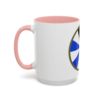 US 11th Infantry Division (U.S. Army) Accent Coffee Mug