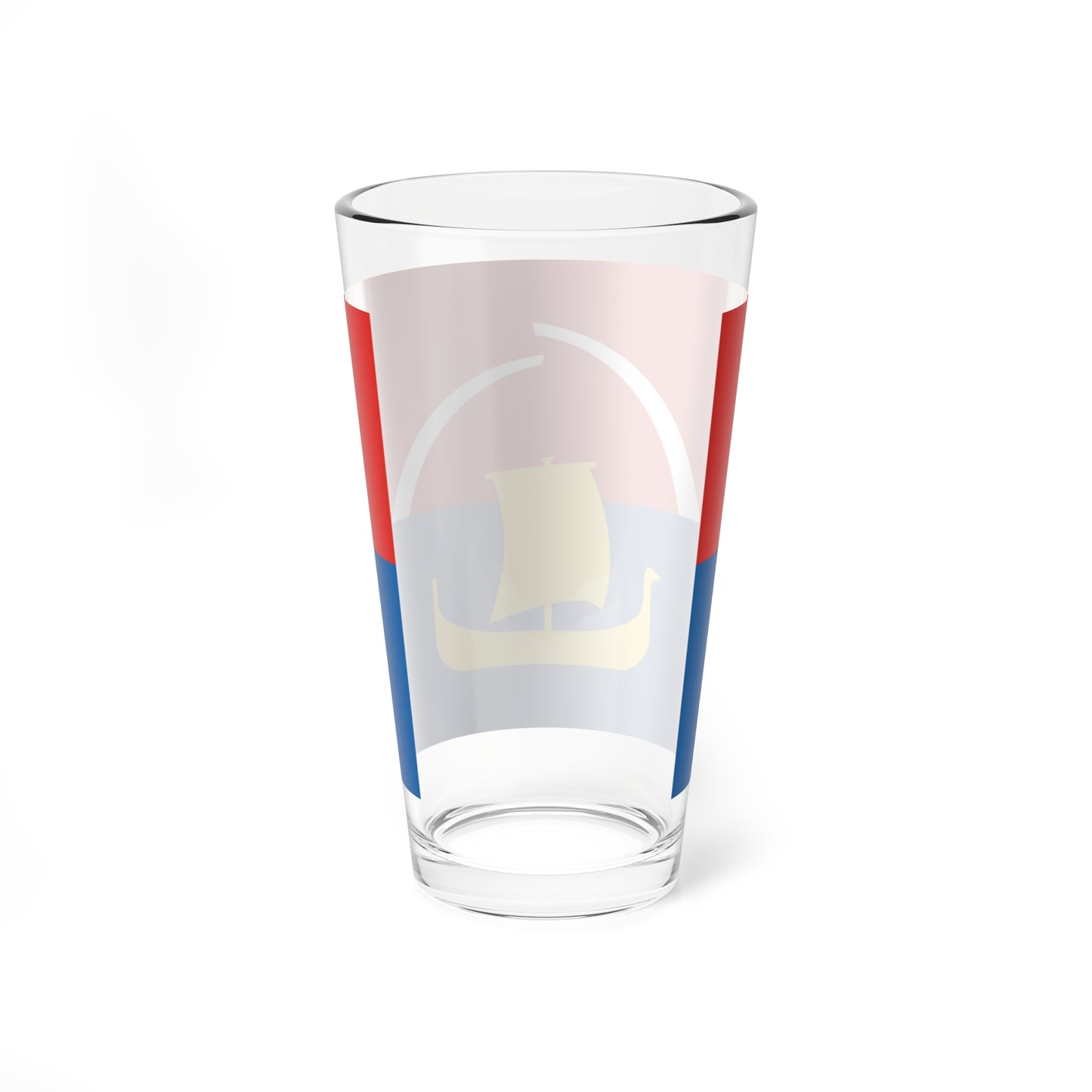 Flag of Vsevolozhsky rayon Leningrad oblast (Russia) Pint Glass 16oz