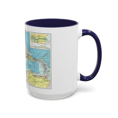 Central America (1913) (Map) Accent Coffee Mug