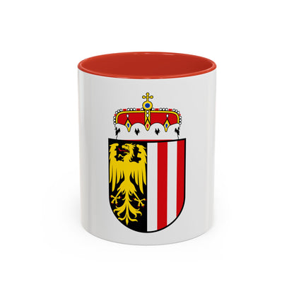Coat of Arms of Oberoesterreich Austria - Accent Coffee Mug