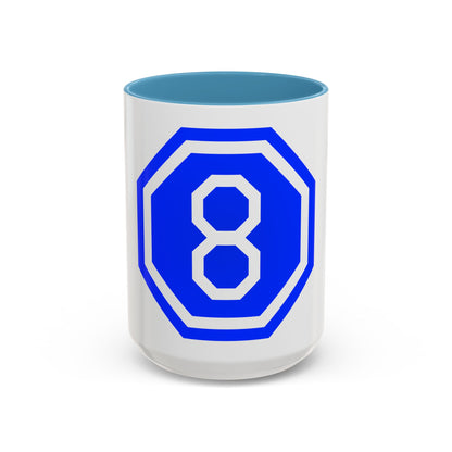 VIII Corps (U.S. Army) Accent Coffee Mug