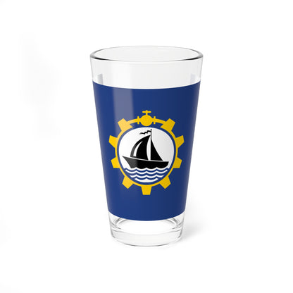 Flag of Zhatay Raion Russia (Russia) Pint Glass 16oz
