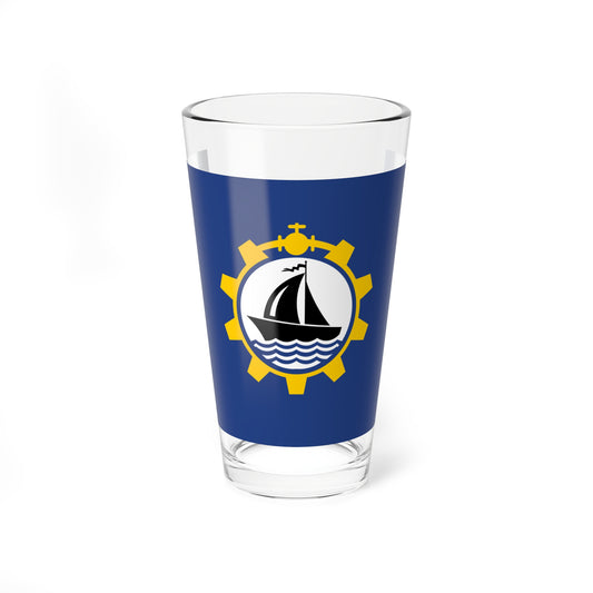 Flag of Zhatay Raion Russia (Russia) Pint Glass 16oz
