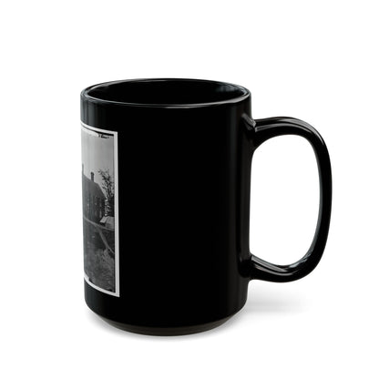 Yorktown, Va. Thomas Nelson House (Right), Used As A Hospital; In 1781 Used As A Headquarters By Lord Cornwallis (U.S. Civil War) Black Coffee Mug