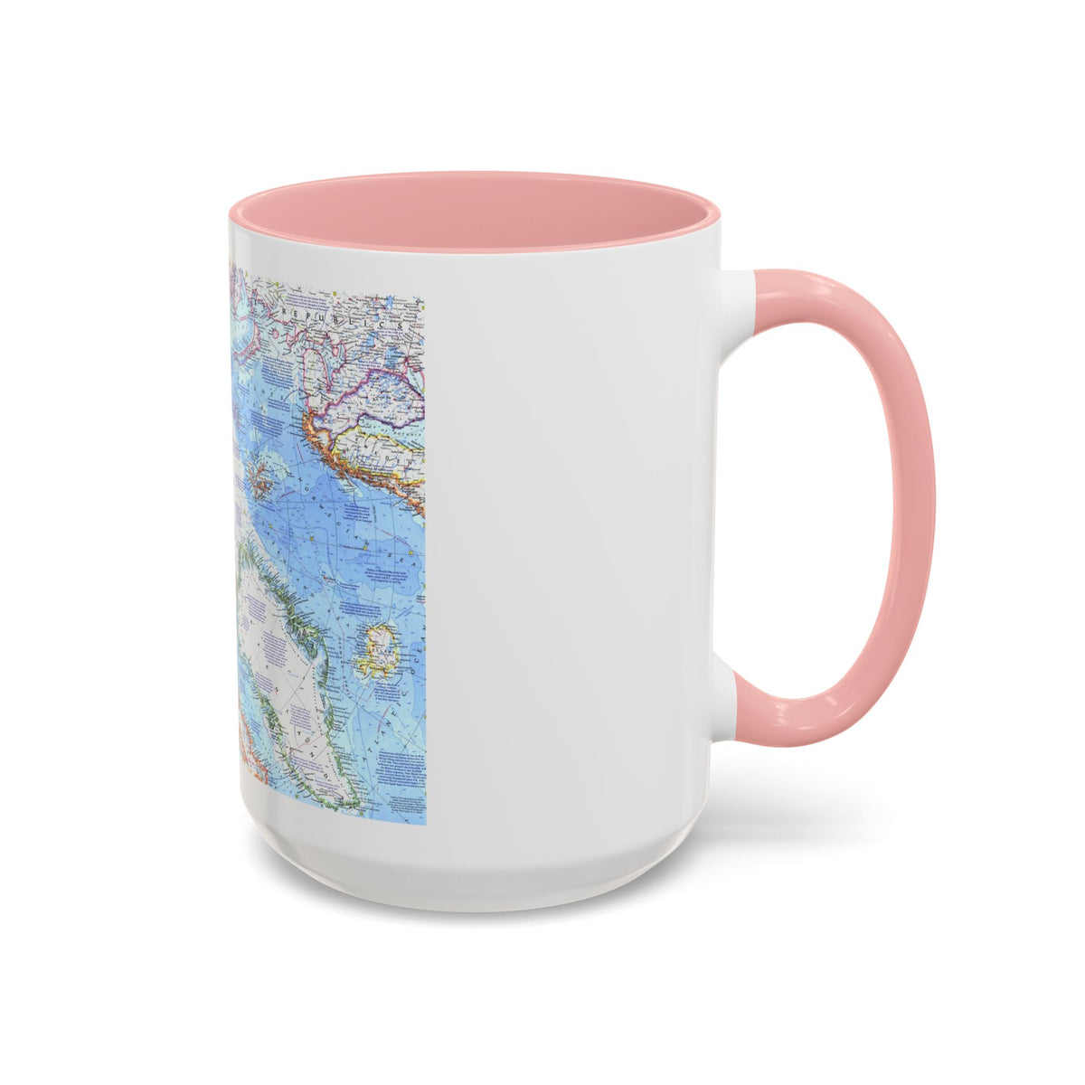 Arctic Ocean (1971) (Map) Accent Coffee Mug