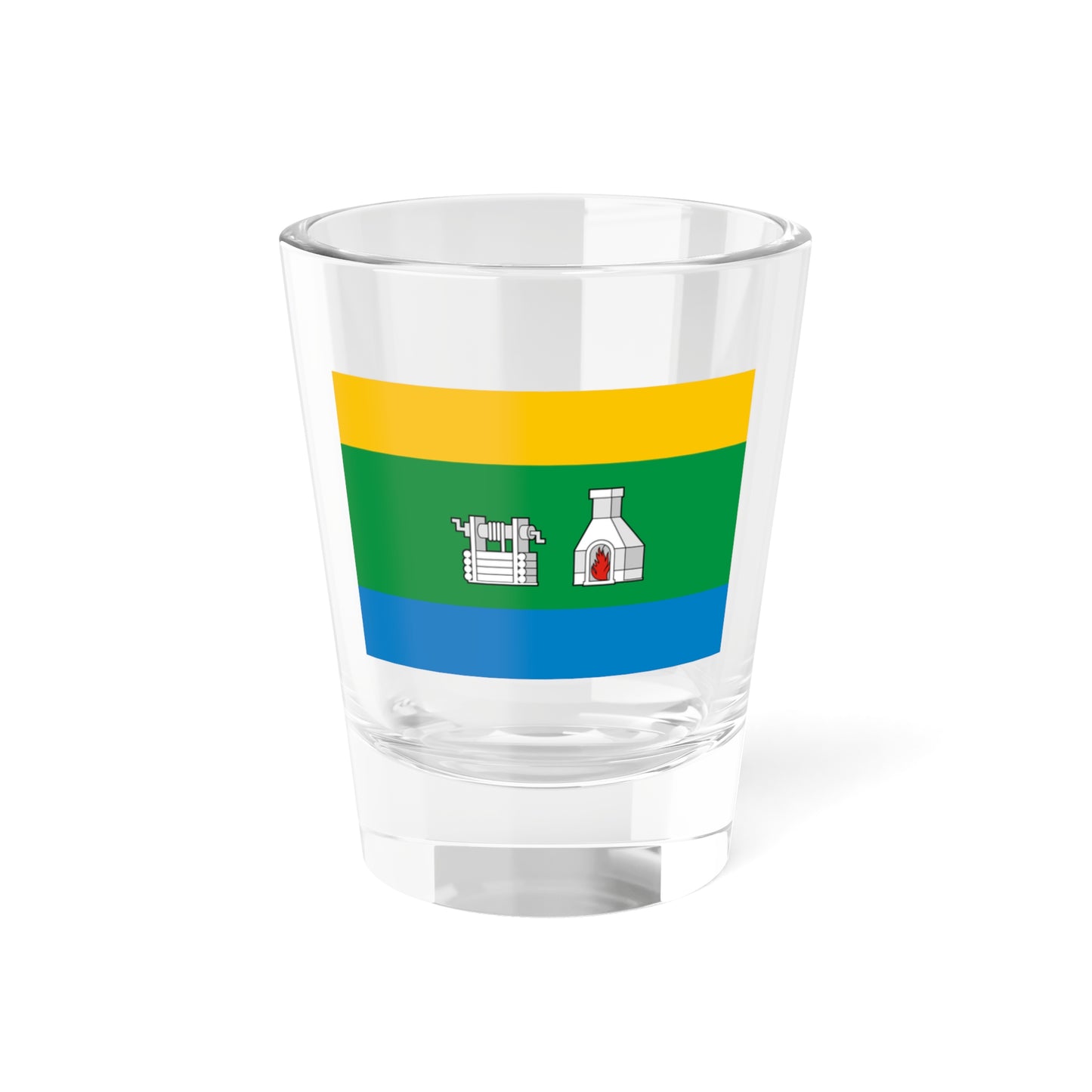 Flag of Yekaterinburg Russia - Shot Glass 1.5oz