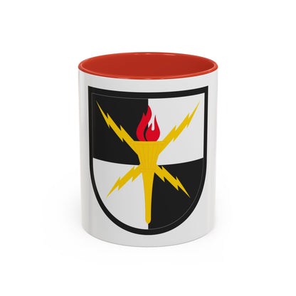United States Cyber School (U.S. Army) Accent Coffee Mug