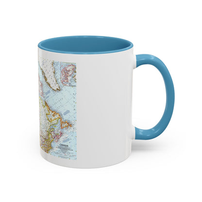 Canada (1961) (Map) Accent Coffee Mug