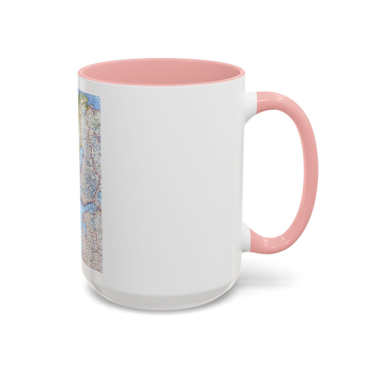 Scandinavia (1963) (Map) Accent Coffee Mug