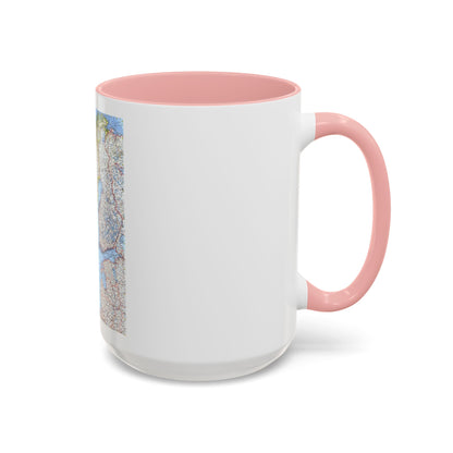Scandinavia (1963) (Map) Accent Coffee Mug