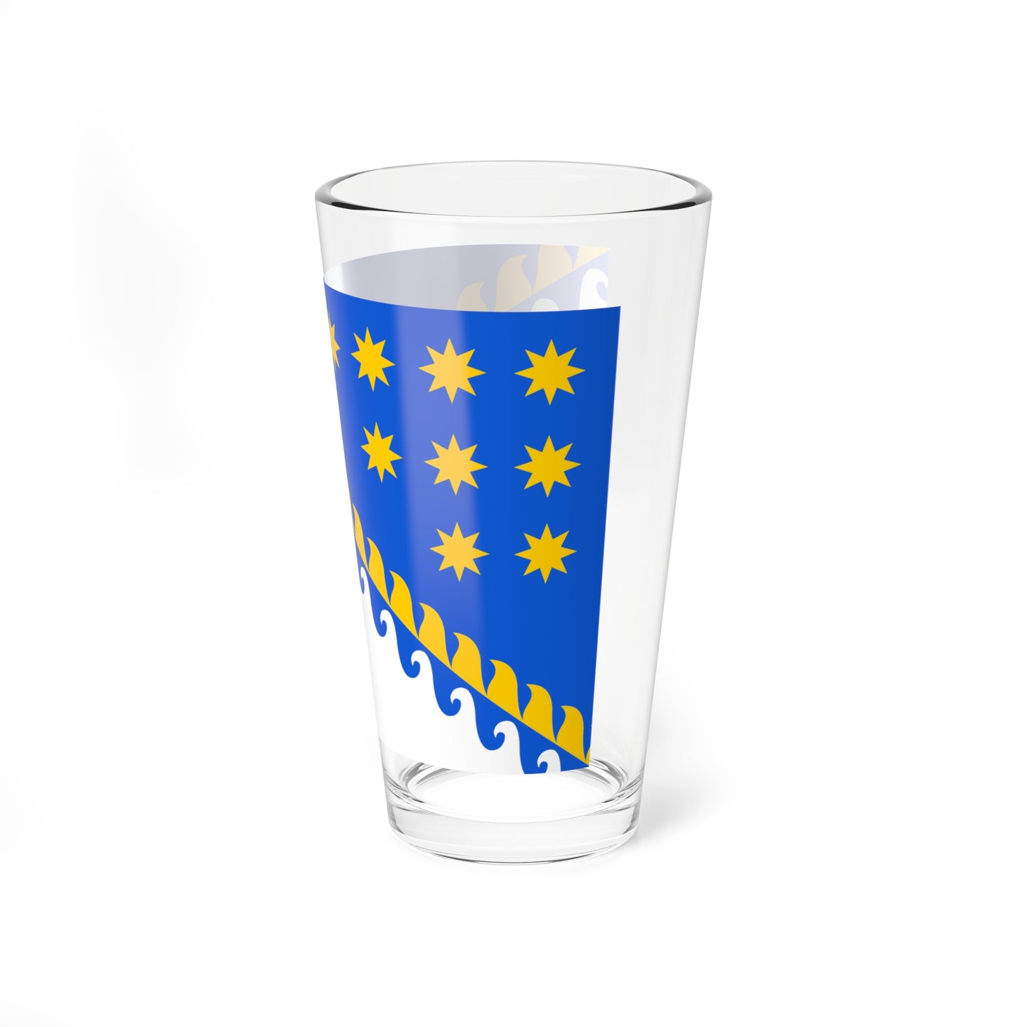 Flag of Dnipropetrovsk Oblast (Ukraine) Pint Glass 16oz