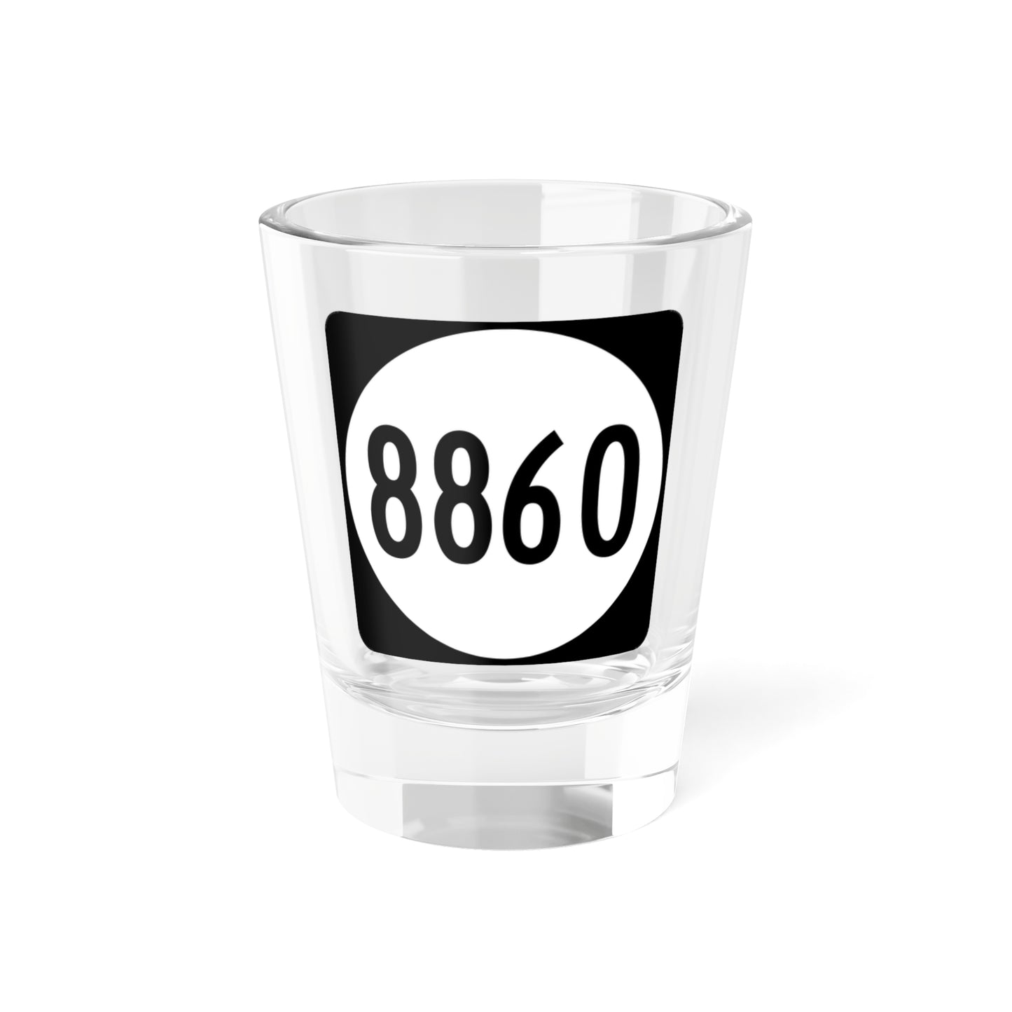 PR tertiary 8860 (Puerto Rico) (Road Sign) Shot Glass 1.5oz