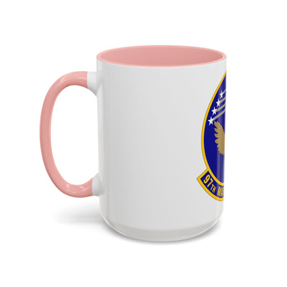 97 Maintenance Squadron AETC (U.S. Air Force) Accent Coffee Mug