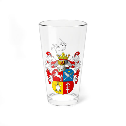 POL COA Chomętowski III (Poland) (Coat of Arms) Pint Glass 16oz