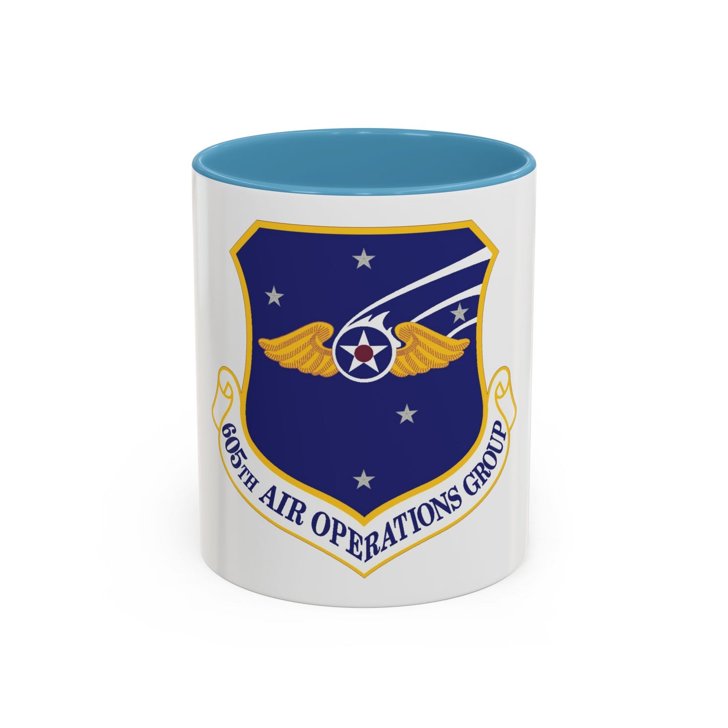 605th Air Operations Group (U.S. Air Force) Accent Coffee Mug