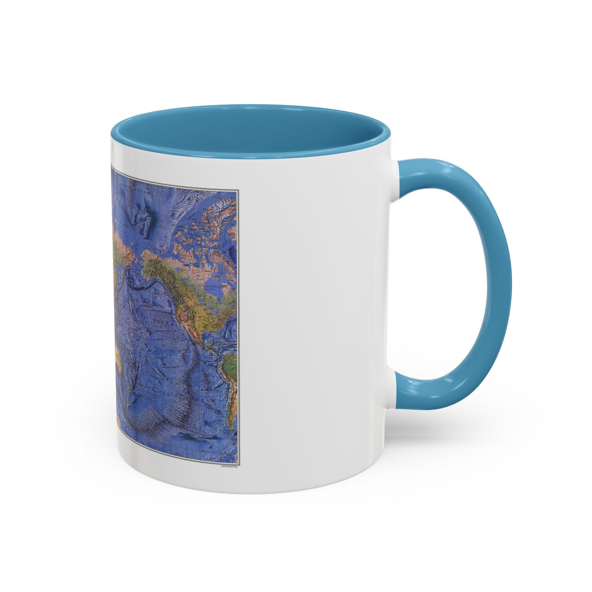 World Ocean Floor (1981) (Map) Accent Coffee Mug