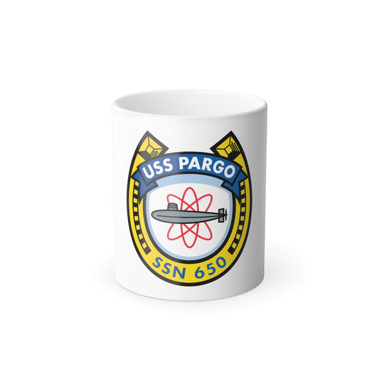 USS Pargo SSN 650 (U.S. Navy) Color Changing Mug 11oz