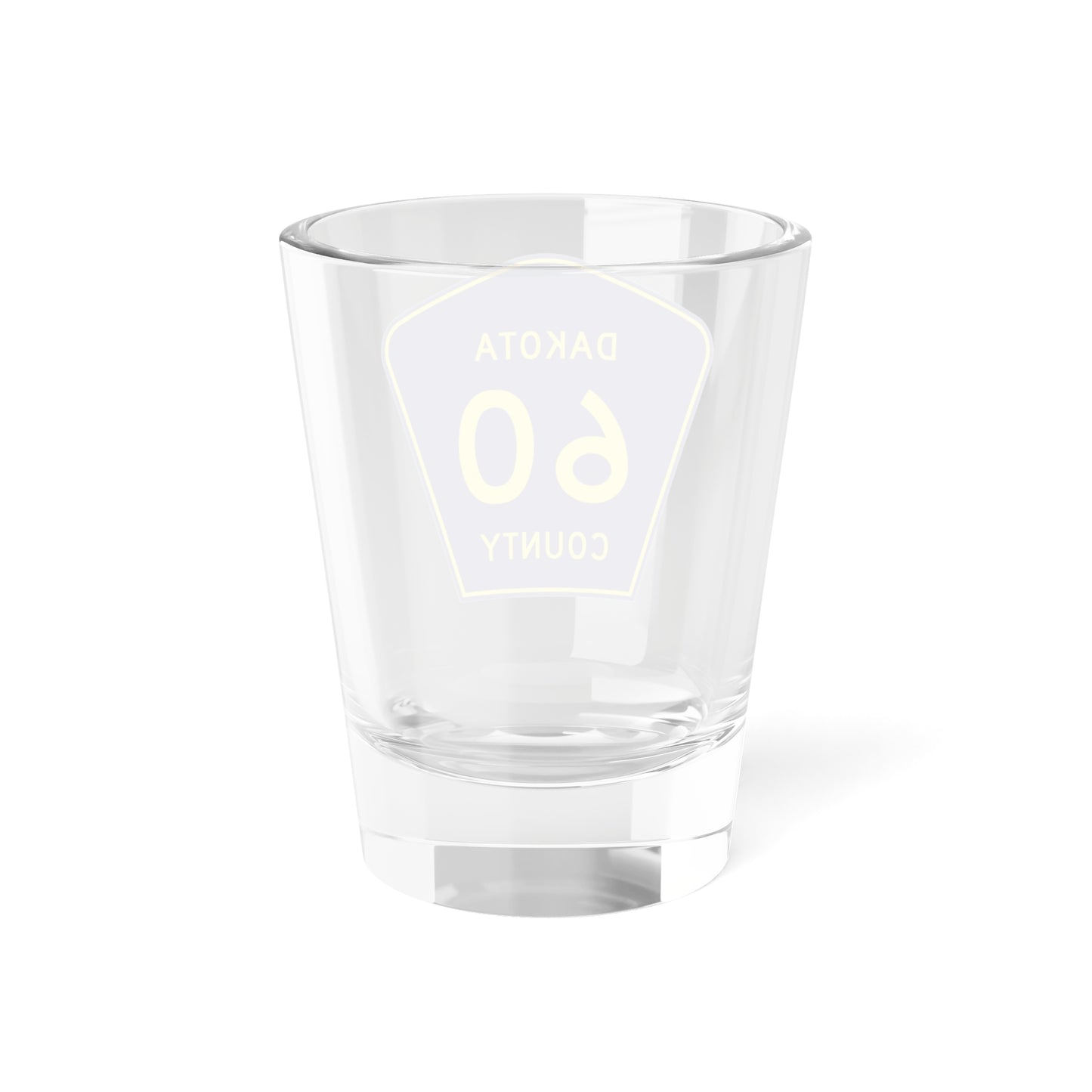 Dakota County Route 60 (Minnesota) (Road Sign) Shot Glass 1.5oz