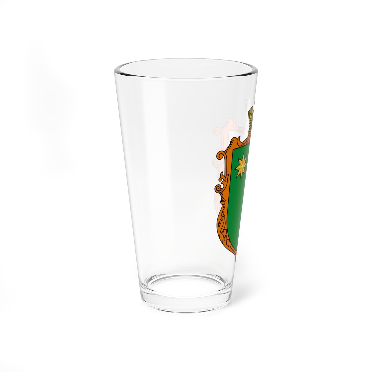 Coat of Arms of Volia Sambir district (Ukraine) (Coat of Arms) Pint Glass 16oz