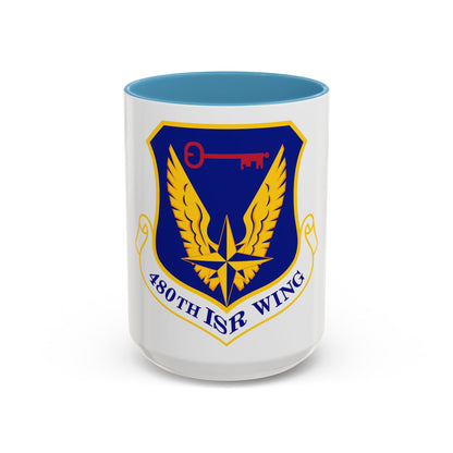480 Intelligence Surveillance and Reconnaissance Wing ACC (U.S. Air Force) Accent Coffee Mug