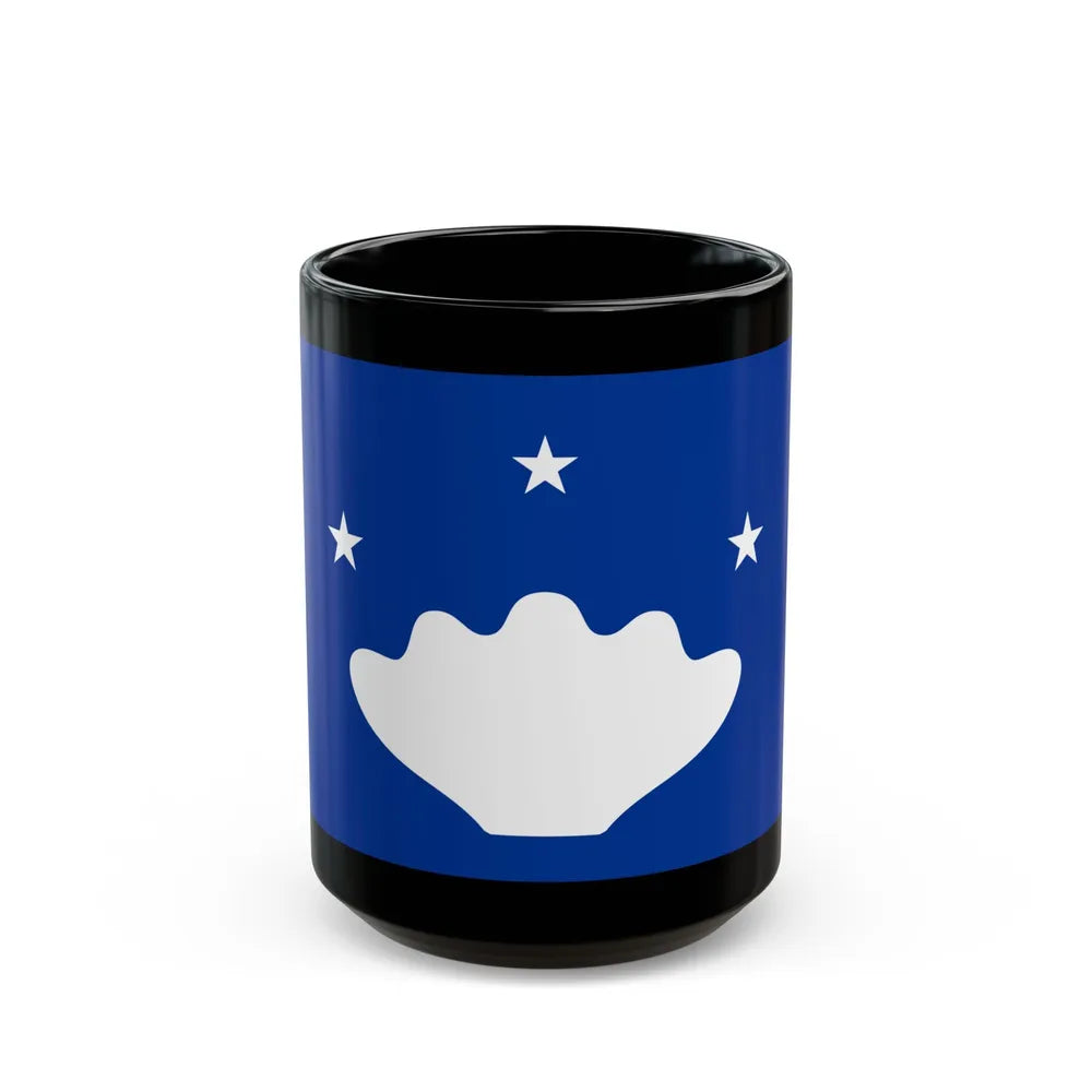 Flag of Hatohobei Palau - Black Coffee Mug-15oz-Go Mug Yourself