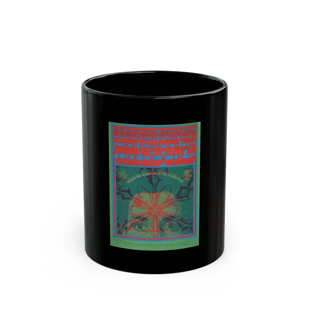 The Doors 1967 Poster (Music Poster) Black Coffee Mug-11oz-Go Mug Yourself