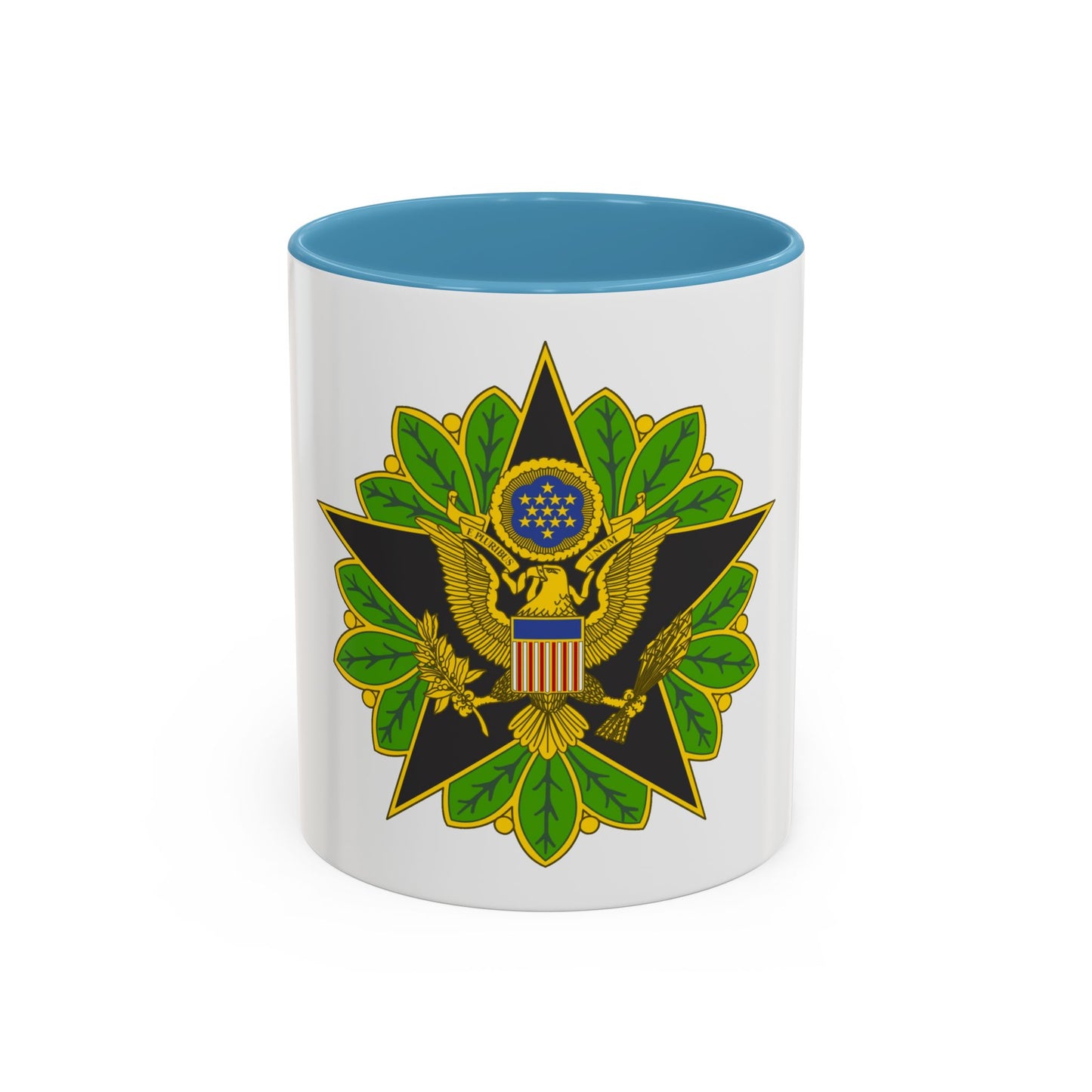 Staff Identification Badge (U.S. Army) Accent Coffee Mug