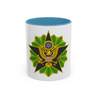 Staff Identification Badge (U.S. Army) Accent Coffee Mug