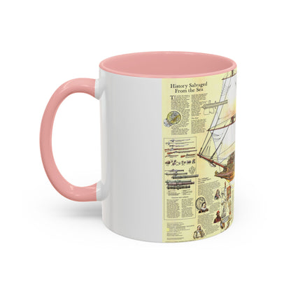 History Salvaged from the Sea (1977) (Map) Accent Coffee Mug