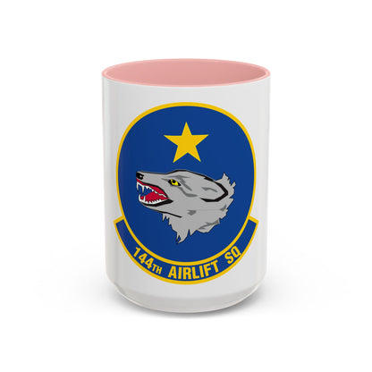 144 Airlift Squadron (U.S. Air Force) Accent Coffee Mug